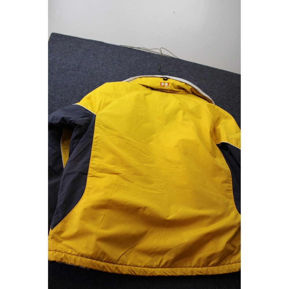 Columbia Sportswear Crossterra Jacket Mens XL Yellow Grey Fleece Lined Outdoor - Picture 5 of 8